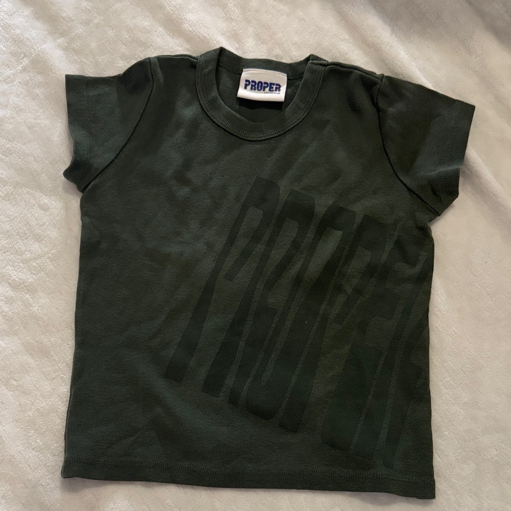 Proper Forest Green Graphic Tee